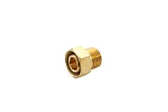 NIPPEL 1/2" AG MS MIT UEBERWURF- MUTTER