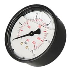 Manometer m.Glyzerin R1/4 Hinten 0-25BAR