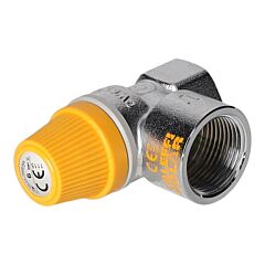 Sicherheitsventil 1/2", 6 BAR MS-verchro
