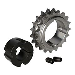 KETTENRAD DUPL. 1/2"X5/16" Z=19 MIT TAP.
