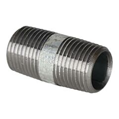 DOPPELNIPPEL 1/2"  40 LG 530 VERZ.