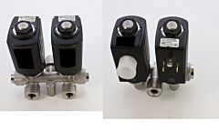 Ventilblock 2-fach 1-120 Bar G1/4" 230V/