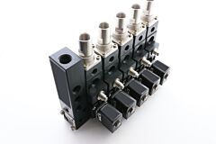 ND-Block 10 bar 5-fach DN13-24VDC m. Nad