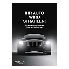 Poster "Ihr Auto wird strahlen" - A3