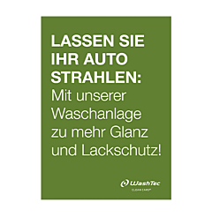 Poster "Strahlen" A1 grün