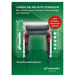 Poster SmartCare - Strahlen A3 Grün