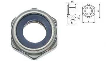 Sechskantmutter M8-A2-70 ISO 7040 altern