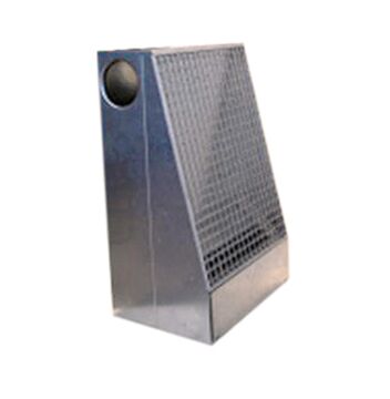 Mattenklopfer mit Abfallbox