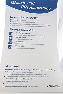WASCHANLEITUNG STD DEUTSCH 4-PROG