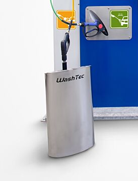 Bürstenbehälter mit WashTec-Logo