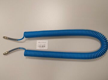 SPIRALSCHLAUCH BLAU 2x 1/4" 2x 1/4" EDEL