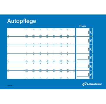 Preis- & Programmtafel