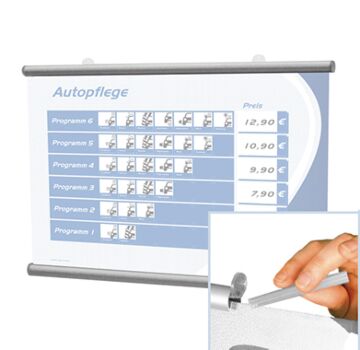 Abhänge-Set für Preis- & Programmtafel