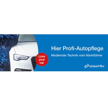 Banner Profi Autopflege 3x1m