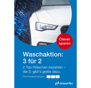 Poster "3 für 2" DIN A1