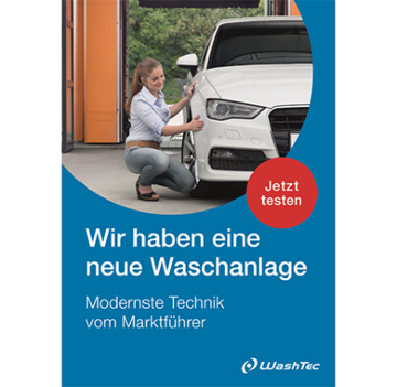 Poster Neue Waschanlage DIN A1