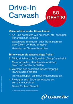 Schild "Drive-In" DIN A2