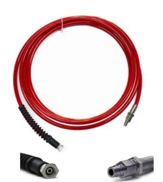 HD-SCHLAUCH ROT NW6 4M 300 BAR 1xDKR1/4"