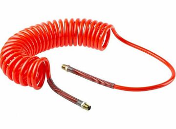 SPIRALSCHLAUCH ROT 2x 1/4" 2x 1/4" EDELS