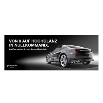 Banner Von 0 auf Hoch... 3 x 1 Meter