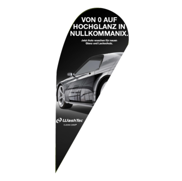 Beachflag Drop, Größe M, Nullkommanix