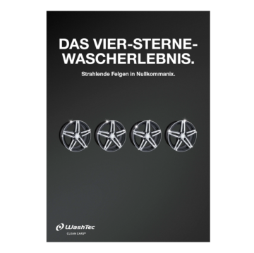 Poster 4 Sterne Wascherlebnis - A0