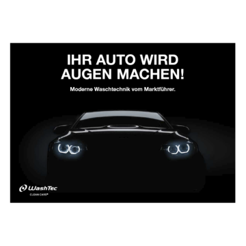 Poster Ihr Auto wird ...- A4 quer