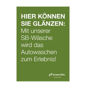 Poster für SB-Plätze A2 grün