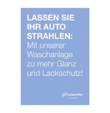 Poster Strahlen A0 blau