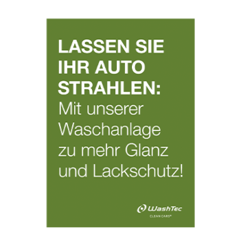 Poster Strahlen A2 grün