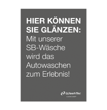 Poster für SB-Plätze A2 grau