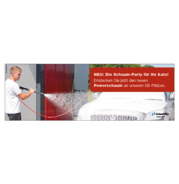 Banner Powerschaum 3 x 1 Meter