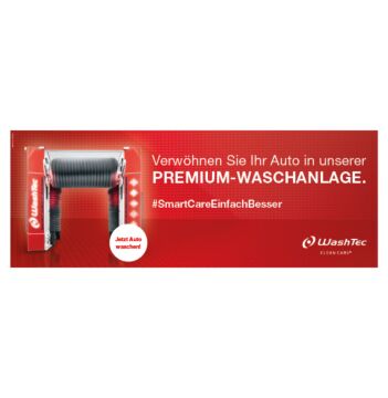 Banner SmartCare - Premium 4x1,5m Rot