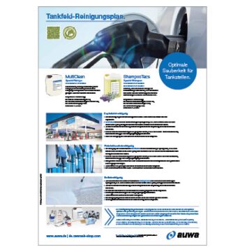 Tankfeldreinigungsplan DIN A2