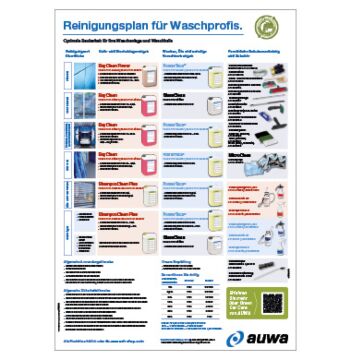 Hallenreinigungsplan DIN A1