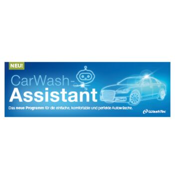 Banner Car Wash Assistant 3x1m
