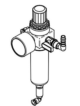 FILTERDRUCKREGLER KPL. (VOLLAUT.)