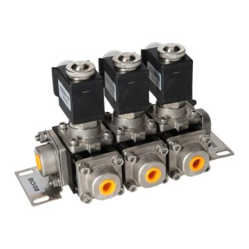 ND-BLOCK 10BAR 3-FACH 1.4401 CHEM. VORW.