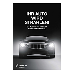 Poster "Ihr Auto wird strahlen"  - A4