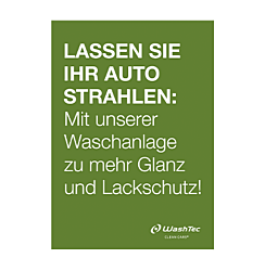 Poster "Strahlen" A1 grün